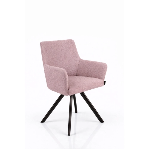 Krzesło Obrotowe KR-158 Kolory Tkanina Odcień Różowego